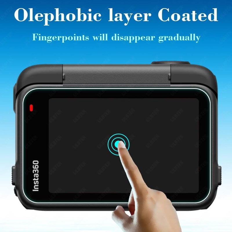 ULBTER Screen Protector for Insta360 Ace Pro 2 LCD+Lens Camera [6 Pcs] insta 360 Ace Pro 2 Tempered Glass 0.3mm 9H Hardness Anti-Scrach Anti-Bubble - Image 5